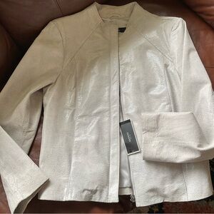 NWT Alfani leather jacket